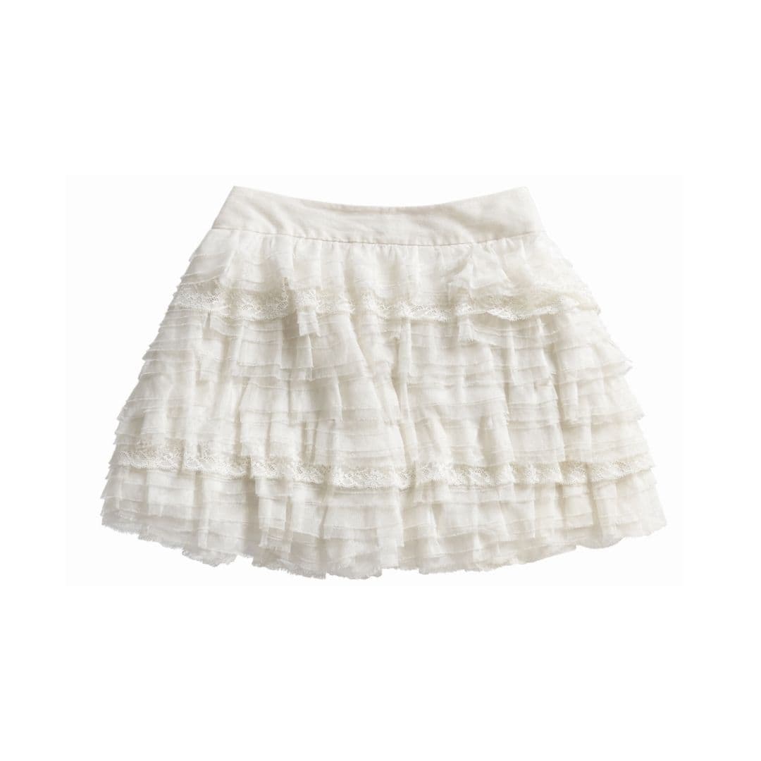 【imyourAnkin】29# Horizon ruffles セットアップ(スカート) <Ivory Skirt>