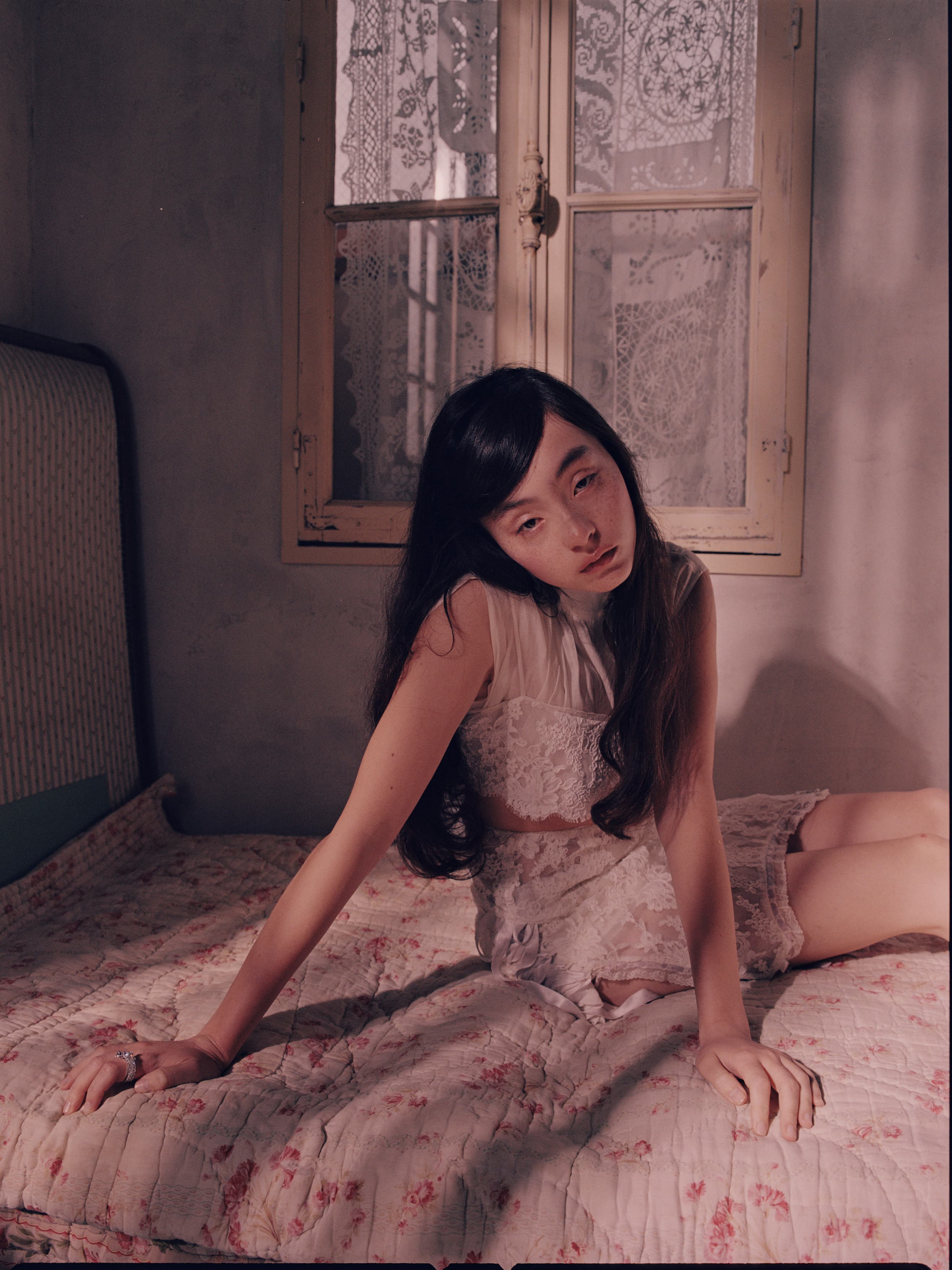 【imyourAnkin】45# “Metanoia” レーストップ <Curved Ivory>