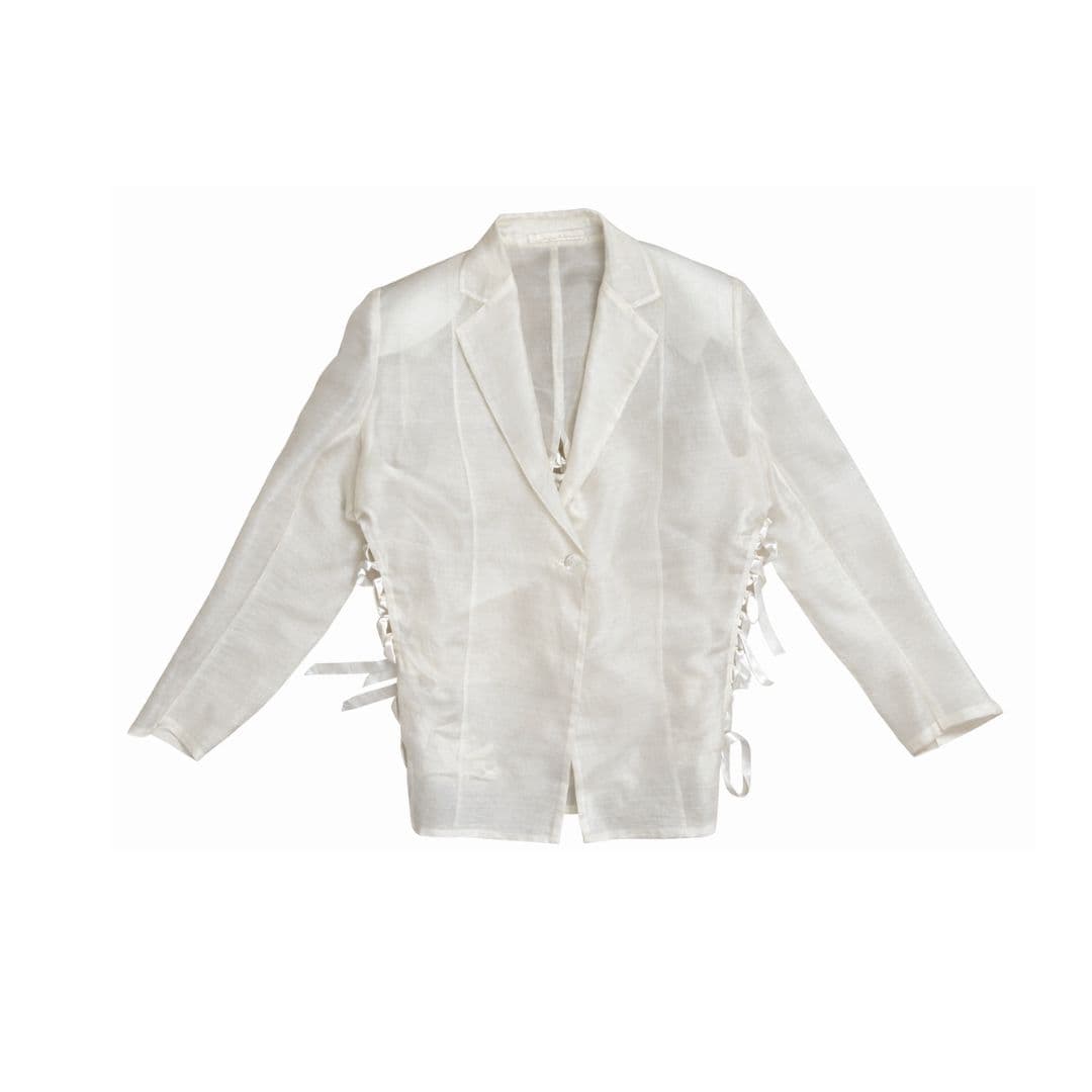 【imyourAnkin】27# Whim frame ジャケット <IVORY>