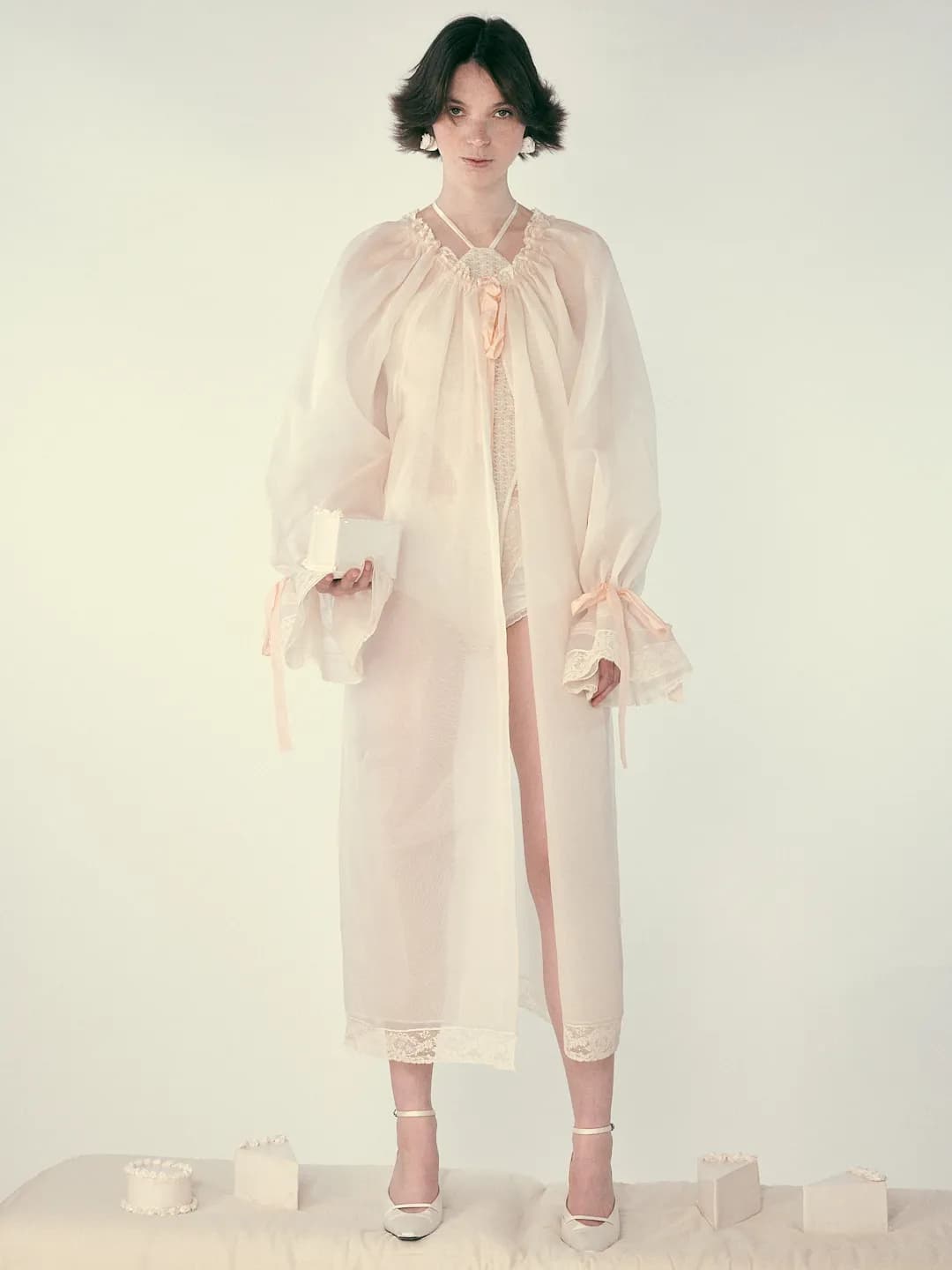 【imyourAnkin × r.l.e】Heirloom Robe ガウン <PINK>
