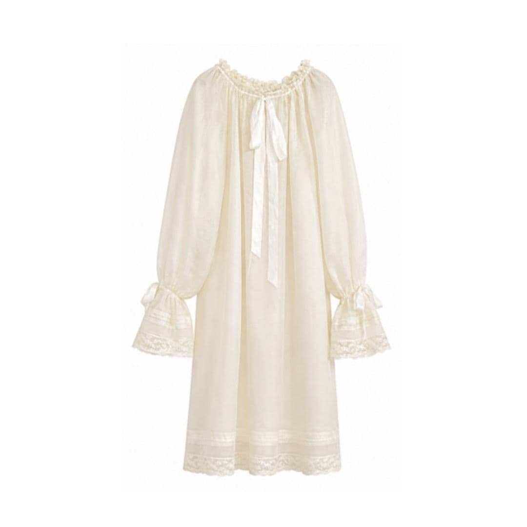 【imyourAnkin × r.l.e】Heirloom Robe ガウン <IVORY>