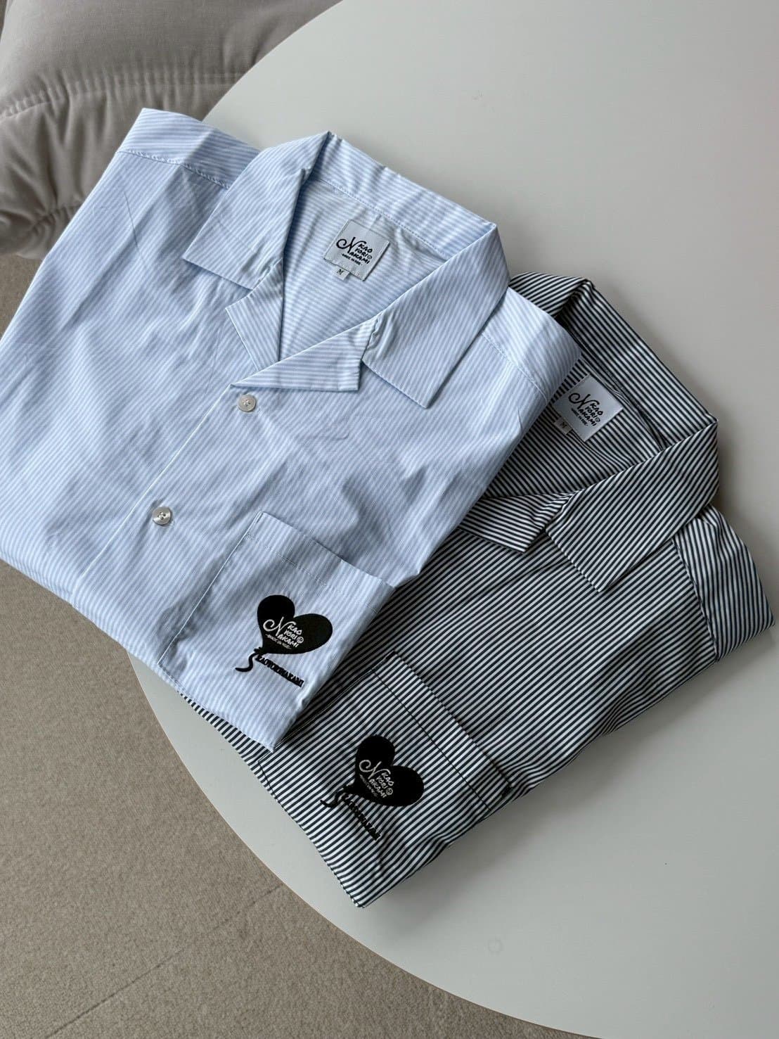 BALLOON STRIPE SHIRT / 寬鬆氣球條紋襯衫